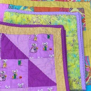 Three Handmade Baby Quilts
